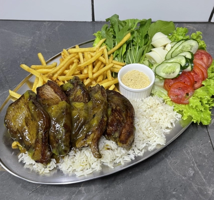 Picanha ao molho mostarda